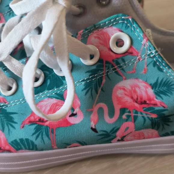 Flamingo Yes We Vibe Sneakers - Picture 2 of 6